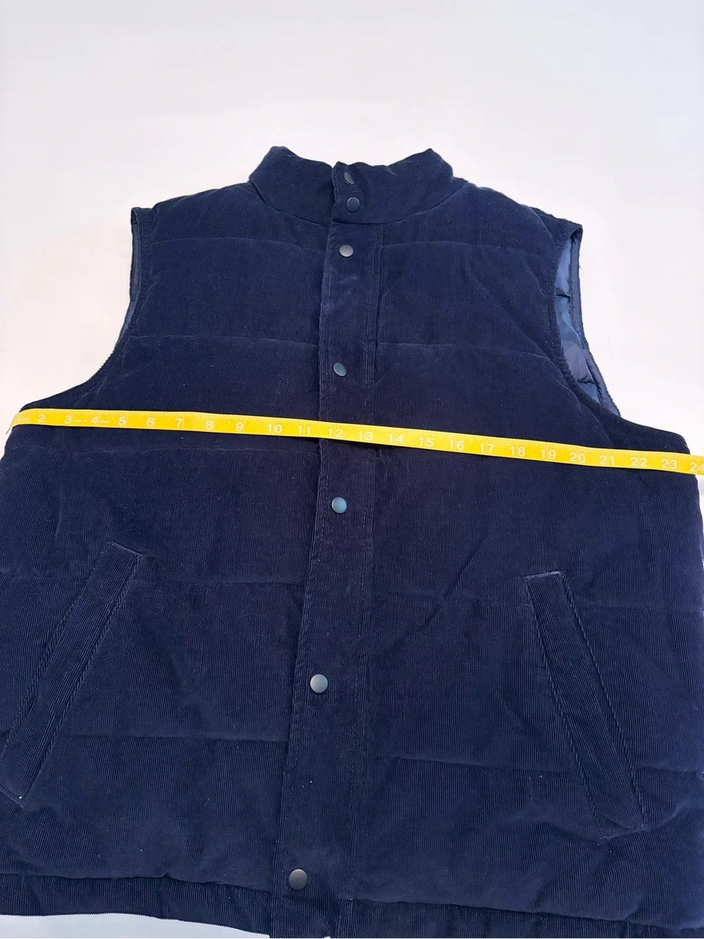 Banana Republic Corduroy Quilted Vest - Deep Purple
